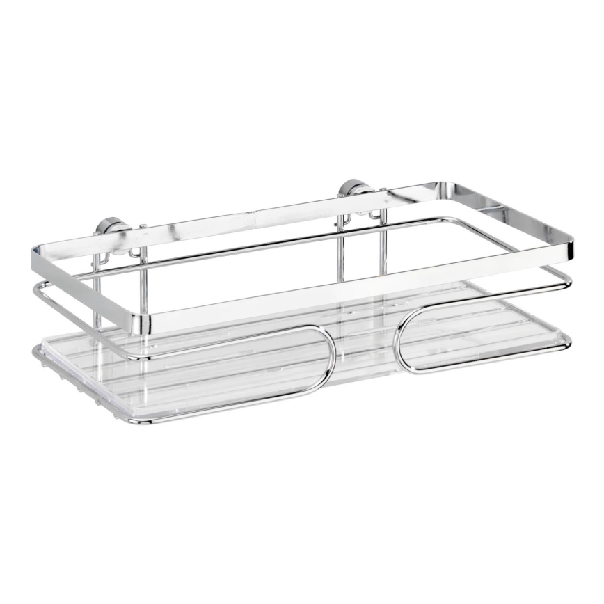 WENKO 20409100-PREMIUM nerūdijančio plieno lentyna 24x13,5 cm nerūdijančio plieno/sidabrinė