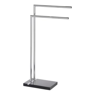 WENKO 20461100 - Rankšluosčių stovas NOBLE 45,5x82 cm chromas/juodas