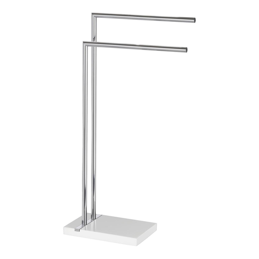 WENKO 20487100 - Elegantiškas rankšluosčių stovas NOBLE 45,5x82 cm blizgus chromas/balta