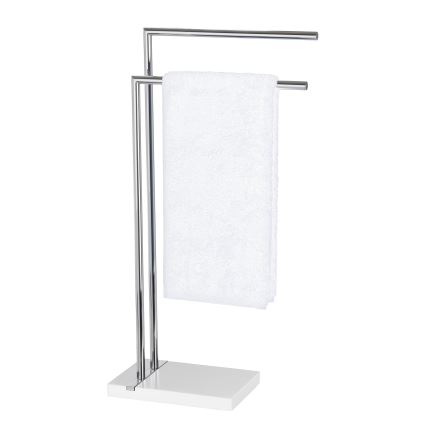 WENKO 20487100 - Elegantiškas rankšluosčių stovas NOBLE 45,5x82 cm blizgus chromas/balta