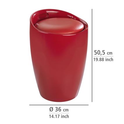 WENKO 20624100 - Kėdutė CANDY 36x50,5 cm raudona/juoda