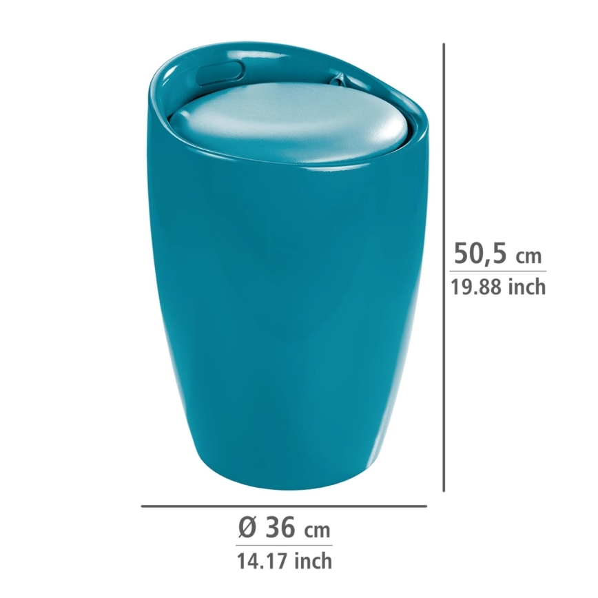 WENKO 20625100 - Taburetė CANDY 36x50,5 cm turkio/juodos spalvos