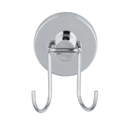WENKO 20877100 - langų valytuvas VACUUM-LOC RUND STAH 24,5x25 cm, nerūdijančio plieno / blizgus chromas / sidabrinės spalvos