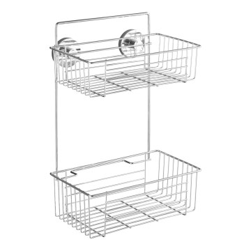 WENKO 20889100-Lentyna VACUUM-LOC apvalaus plieno 26x38 cm blizg. chromas