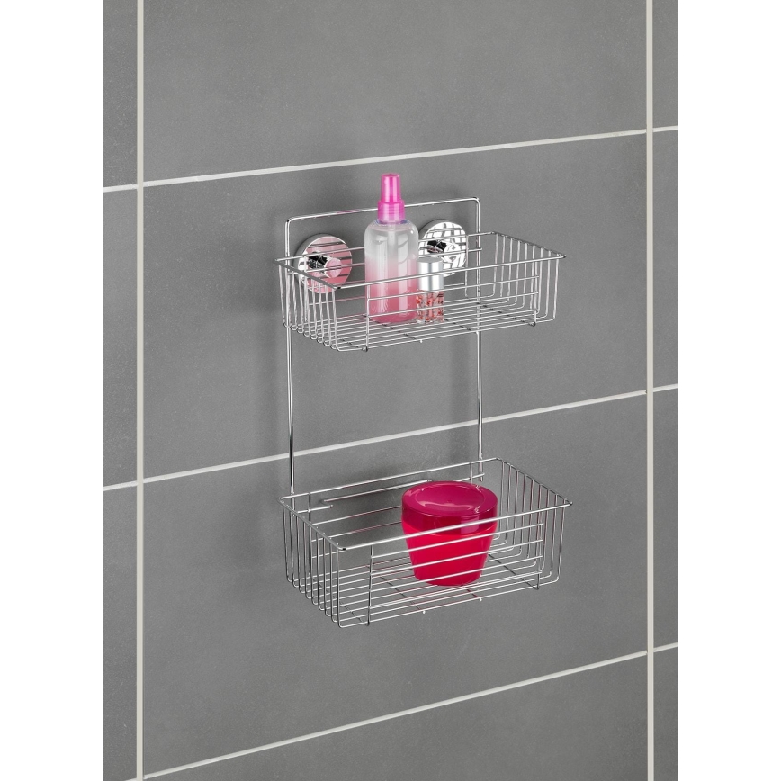 WENKO 20889100-Lentyna VACUUM-LOC apvalaus plieno 26x38 cm blizg. chromas