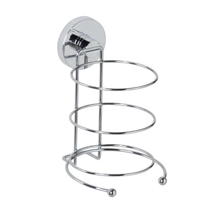 WENKO 20896100-Plaukų džiovintuvo laikiklis VACUUM-LOC MILAZZO 12x17 cm blizgus chromas