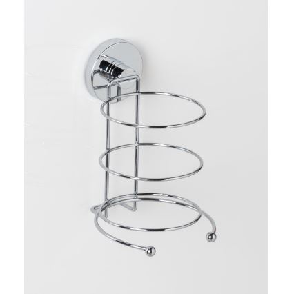 WENKO 20896100-Plaukų džiovintuvo laikiklis VACUUM-LOC MILAZZO 12x17 cm blizgus chromas