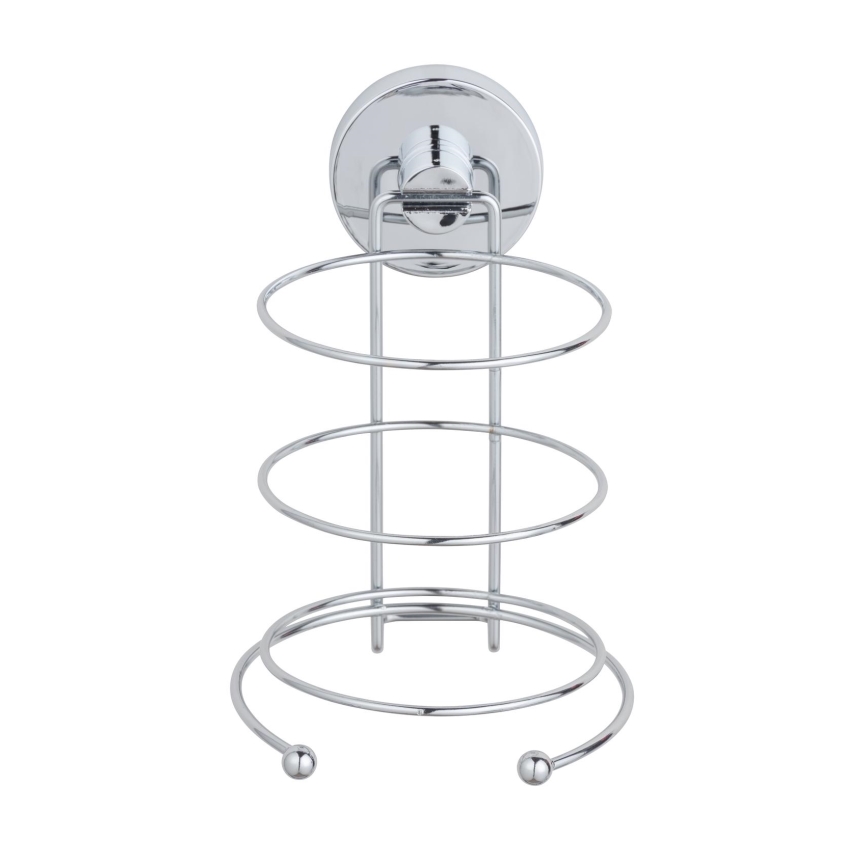 WENKO 20896100-Plaukų džiovintuvo laikiklis VACUUM-LOC MILAZZO 12x17 cm blizgus chromas