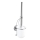 WENKO 20898100-WC šepetys VACUUM-LOC MILAZZO 10x34 cm iš nerūdijančio plieno/blizgus chromas/balta