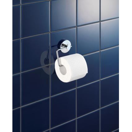 WENKO 20899100-Tualetinio popieriaus laikiklis VACUUM-LOC MILAZZO 13x10,5 cm blizgus chromas