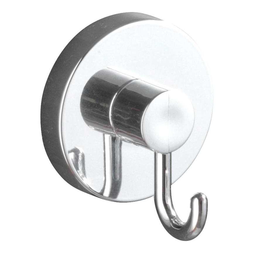 WENKO 20900100-Kabliukas VACUUM-LOC apvalus plieninis 6x6,7 cm blizgus chromuotas