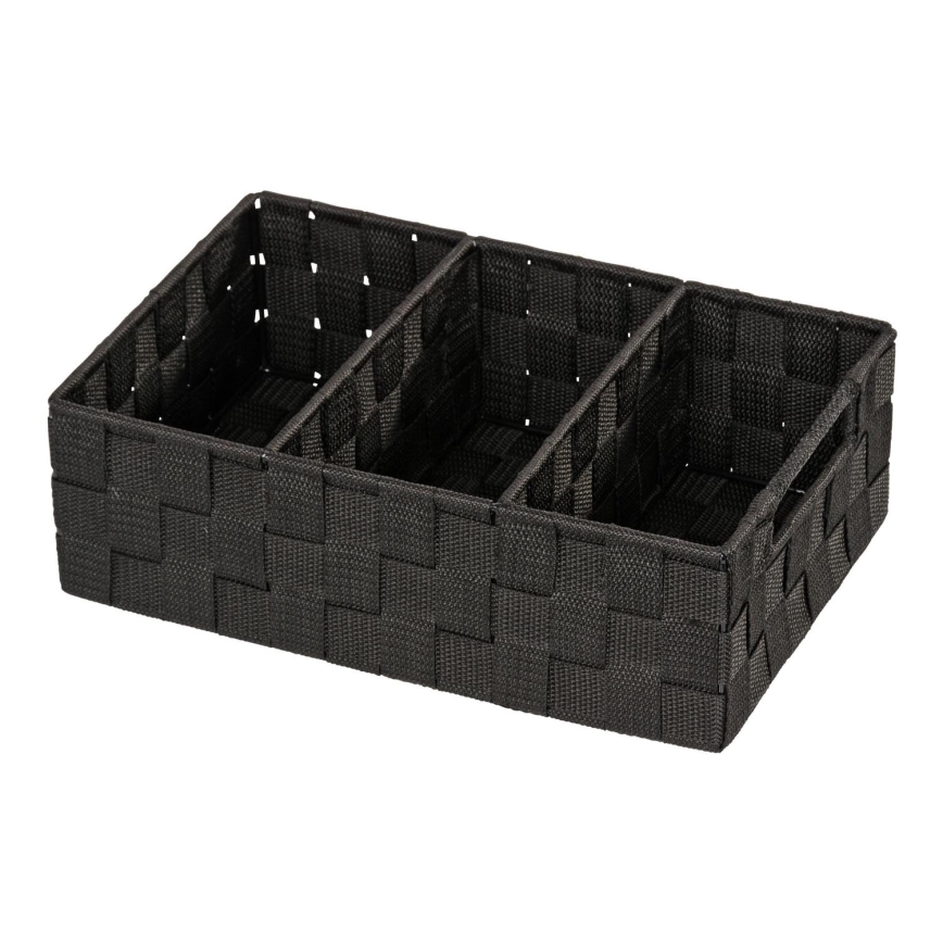 WENKO 20978100 - Organizeris ADRIA 32x21 cm juodas