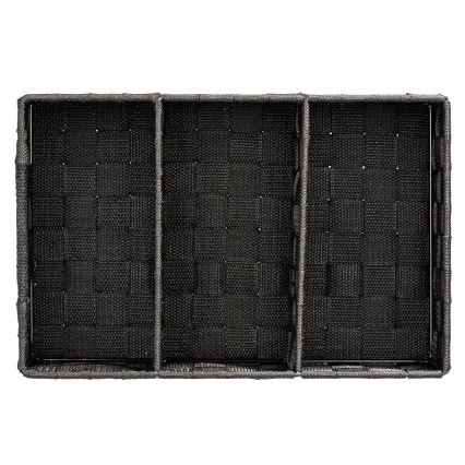 WENKO 20978100 - Organizeris ADRIA 32x21 cm juodas
