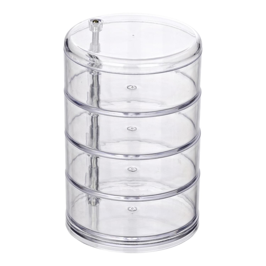 WENKO 20990100 - Organizatorius TOWER 11,5x17,5 cm skaidrus