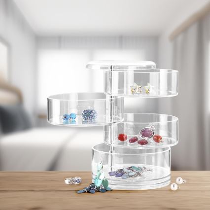 WENKO 20990100 - Organizatorius TOWER 11,5x17,5 cm skaidrus