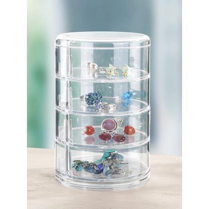 WENKO 20990100 - Organizatorius TOWER 11,5x17,5 cm skaidrus
