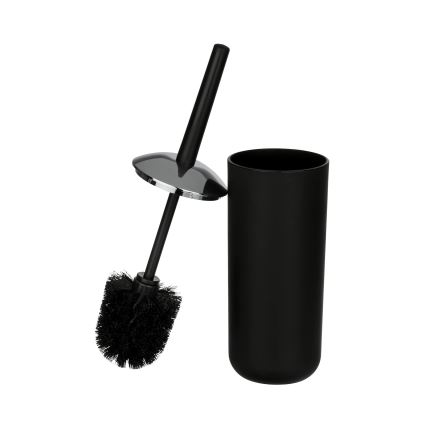 WENKO 21210100 - WC šepetys BRASIL 10x37 cm juodas/blizgus chromas