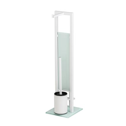 WENKO 21565100 - WC šepetys RIVALTA 18x70 cm balta/juoda