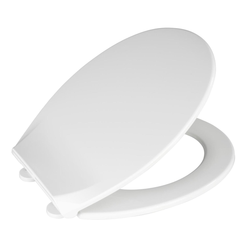 WENKO 21901100-WC tualeto sėdynė KOS 44x37 cm balta/sidabrinė