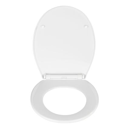 WENKO 21901100-WC tualeto sėdynė KOS 44x37 cm balta/sidabrinė