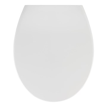 WENKO 21903100-WC sėdynė SAMOS 44,5x37,5 cm balta/sidabrinė