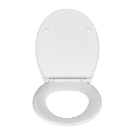 WENKO 21903100-WC sėdynė SAMOS 44,5x37,5 cm balta/sidabrinė