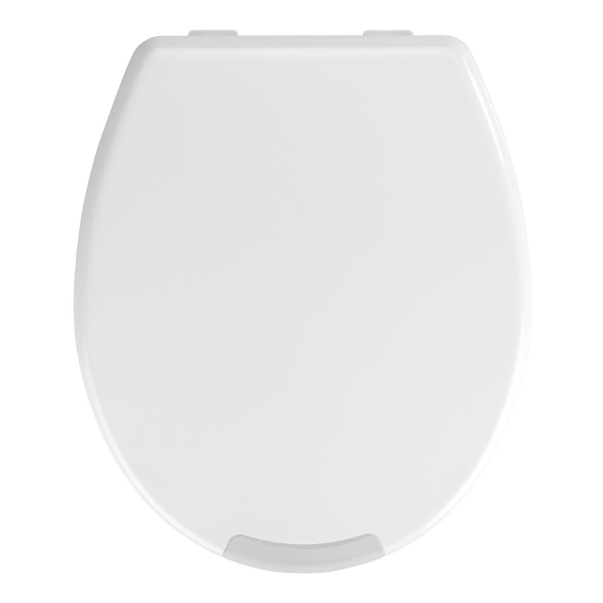WENKO 21905100-Tualeto sėdynė SECURA 37x44 cm balta/pilka