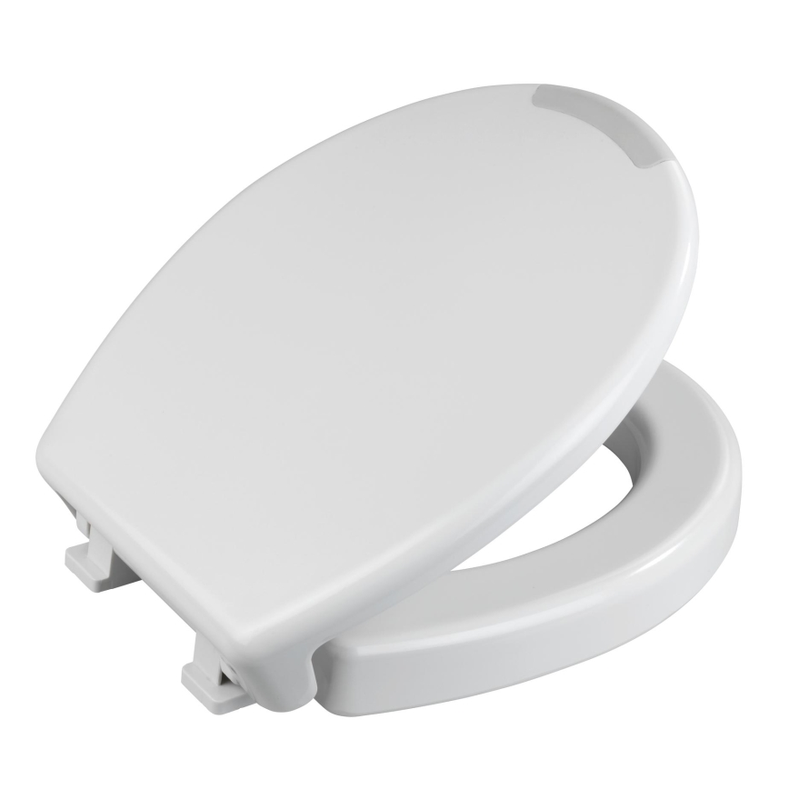 WENKO 21905100-Tualeto sėdynė SECURA 37x44 cm balta/pilka