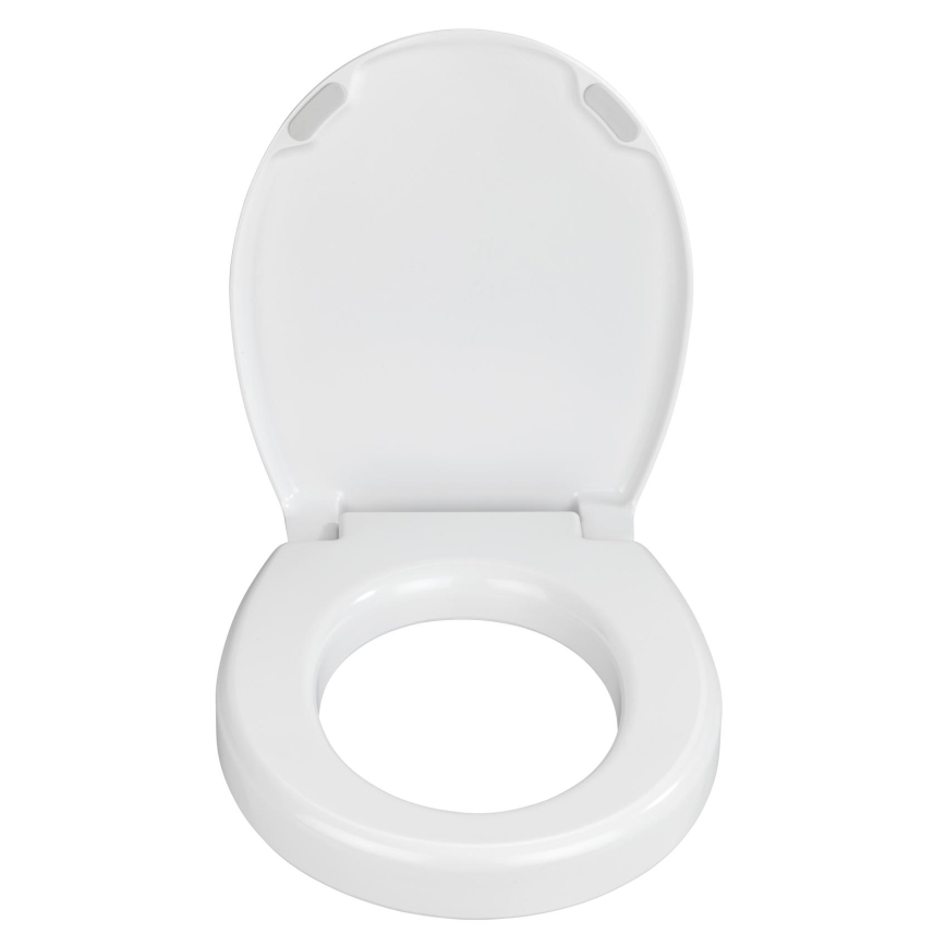 WENKO 21905100-Tualeto sėdynė SECURA 37x44 cm balta/pilka