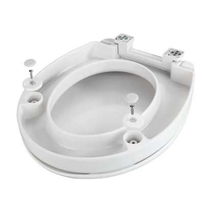 WENKO 21905100-Tualeto sėdynė SECURA 37x44 cm balta/pilka