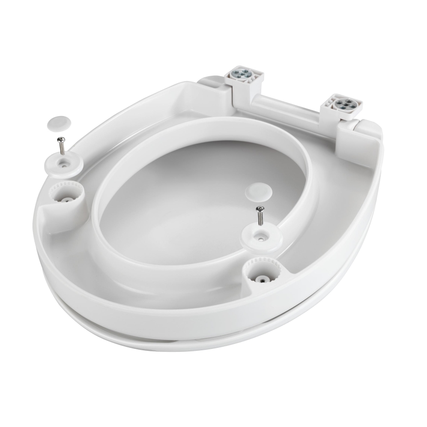 WENKO 21905100-Tualeto sėdynė SECURA 37x44 cm balta/pilka