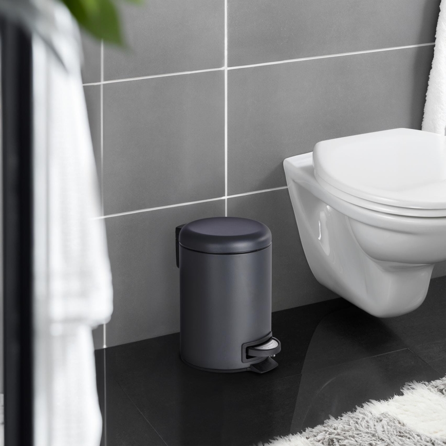 WENKO 22143800 - Krepšys LEMAN 17x25 cm juodas