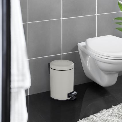 WENKO 22149100 - LEMAN krepšys 17x25 cm, smėlio/juoda