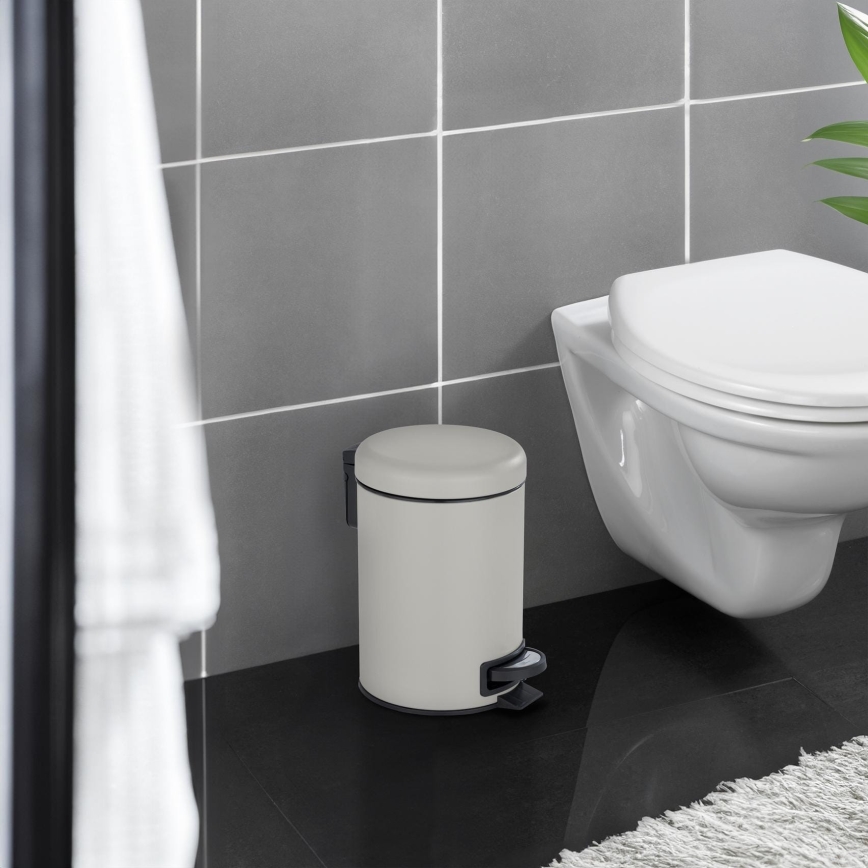 WENKO 22149100 - LEMAN krepšys 17x25 cm, smėlio/juoda