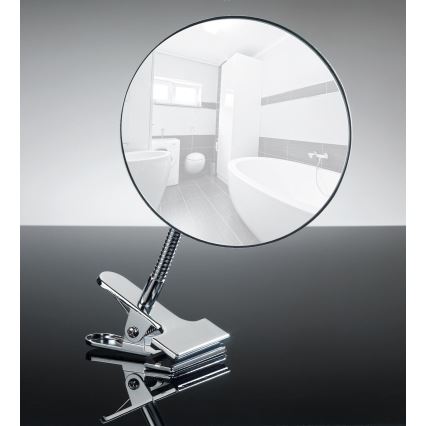 WENKO 22195100 - Kosmetinis veidrodis CLIP 15x27 cm blizgus chromas