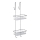 WENKO 22213100 - Stovas ALDO 24,5x70 cm, nerūdijančio plieno / sidabro spalvos