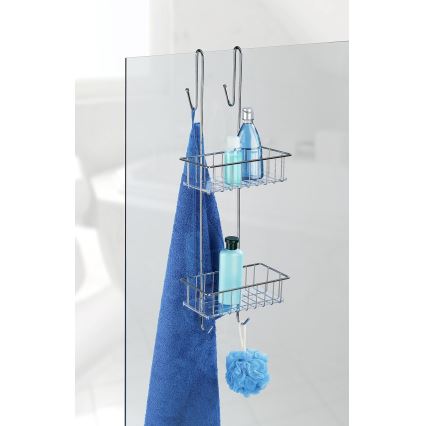 WENKO 22213100 - Stovas ALDO 24,5x70 cm, nerūdijančio plieno / sidabro spalvos