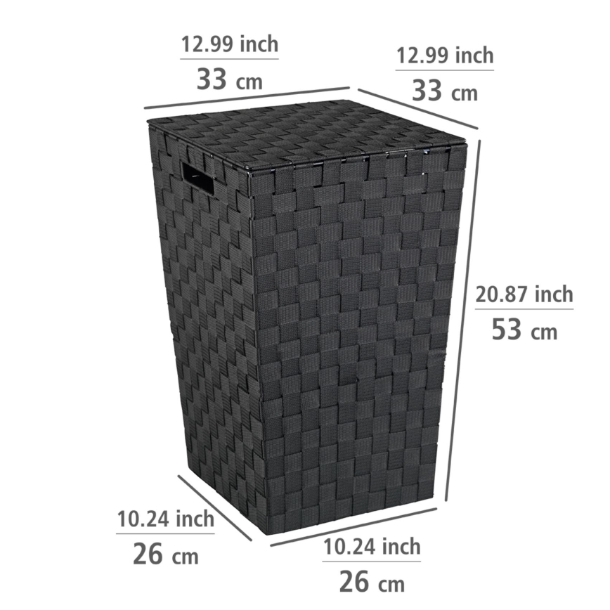 WENKO 22278100 - Krepšys ADRIA 33x53 cm juodas