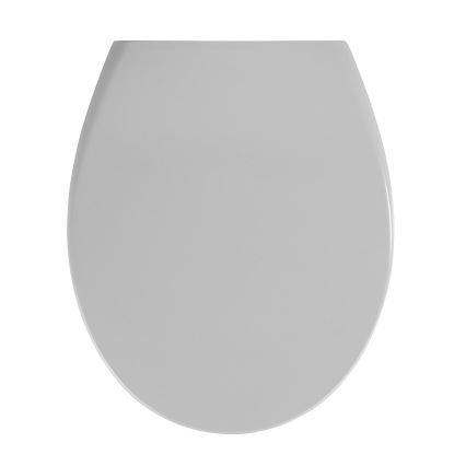 WENKO 22402100-WC tualeto sėdynė SAMOS 44,5x37,5 cm pilka/sidabrinė