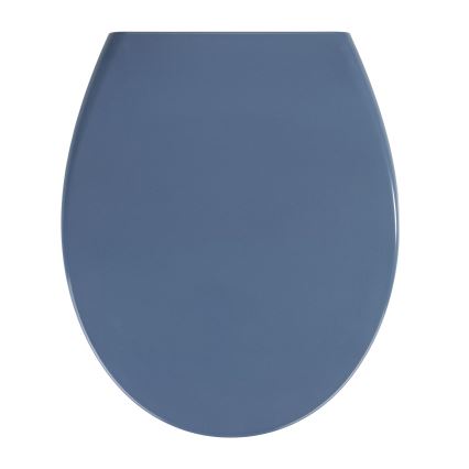 WENKO 22403100-WC tualeto sėdynė SAMOS 44,5x37,5 cm mėlyna/sidabrinė