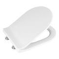 WENKO 22415100-Tualeto sėdynė HABOS 46x36 cm balta/sidabrinė