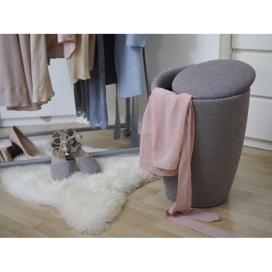 WENKO 22448100 - Kėdė CANDY 36x50,5 cm pilka/juoda
