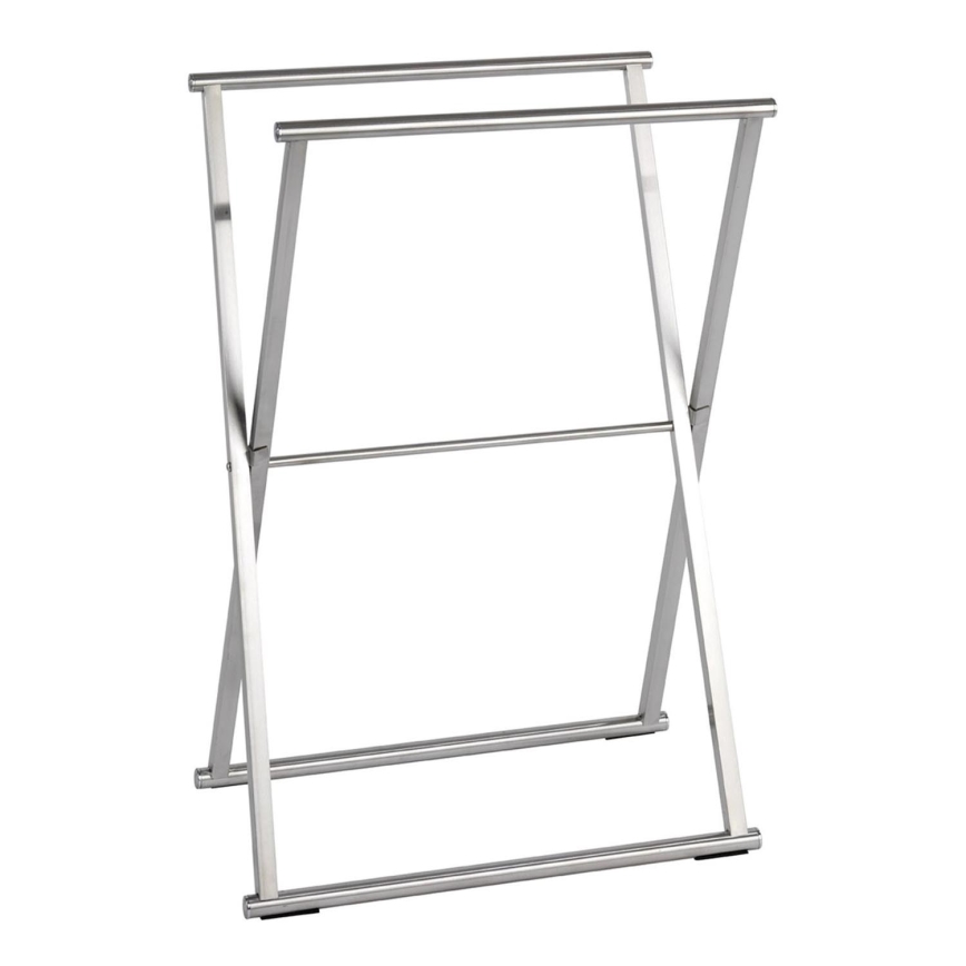 WENKO 22476100 - Rankšluosčių stovas LAVA 53,5x80,5 cm nerūdijančio plieno/sidabro spalvos