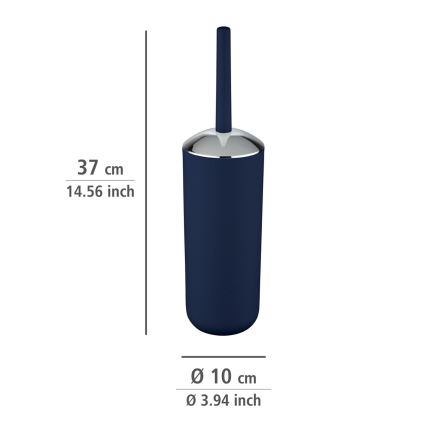 WENKO 22522100 - WC šepetys BRASIL 10x37 cm mėlynas/blizgus chromas