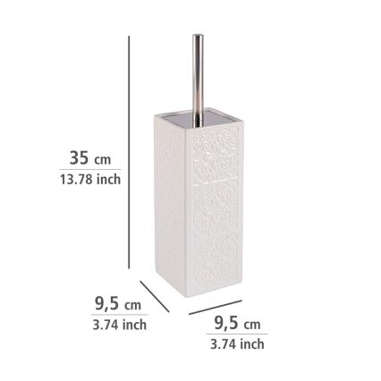 WENKO 22651100 - WC šepetys CORDOBA 9,5x35 cm baltas