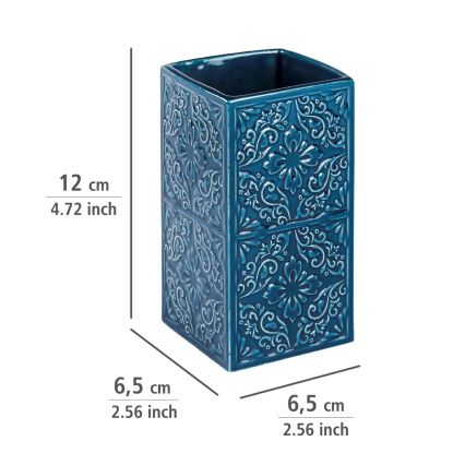 WENKO 22652100 - Puodelis CORDOBA 6,5x12 cm mėlynas