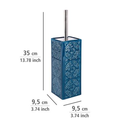 WENKO 22654100 - Tualeto šepetys CORDOBA 9,5x35 cm mėlynas