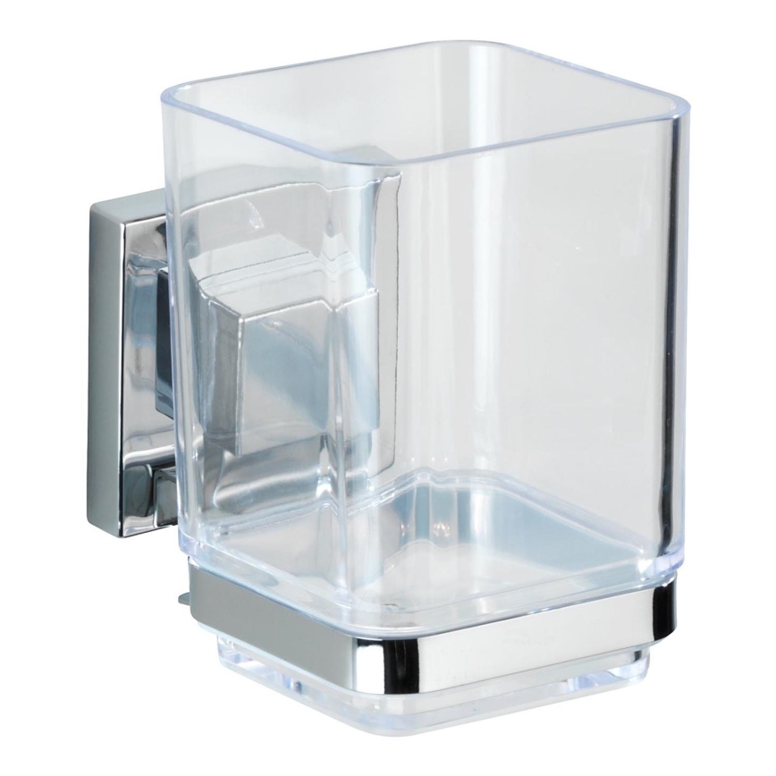 WENKO 22680100 - indelis VACUUM-LOC QUADRO ED 7,5x10 cm sidabrinis/blizgus chromas/skaidrus