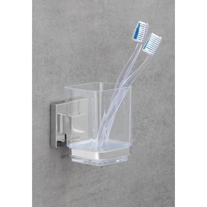 WENKO 22680100 - indelis VACUUM-LOC QUADRO ED 7,5x10 cm sidabrinis/blizgus chromas/skaidrus