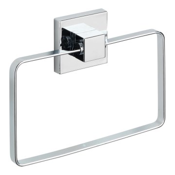WENKO 22689100-Rankšluosčių laikiklis VACUUM-LOC QUADRO ED 18,5x14 cm sidabrinė/blizgus.chromas